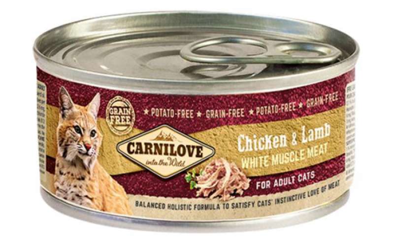 Carnilove Cat Chicken & Lamb консерва з куркою та ягням для дорослих котів