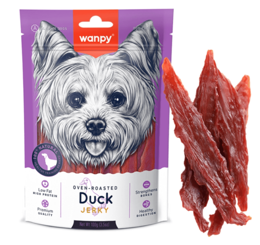 Wanpy Duck Jerky - ласощі філе качки в'ялене для собак