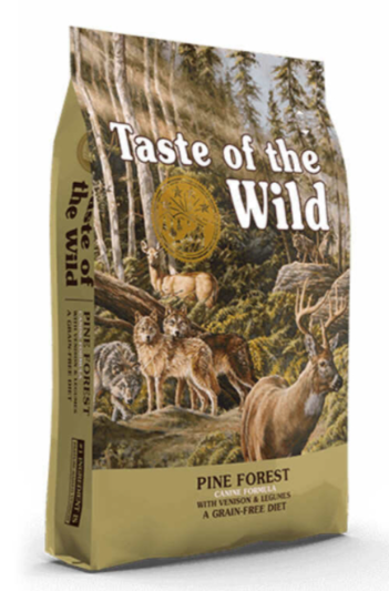 Taste of the Wild Pacific Pine Forest Canine Formula with venison & legumes - сухий корм з олениною для собак всіх порід та всіх стадій життя