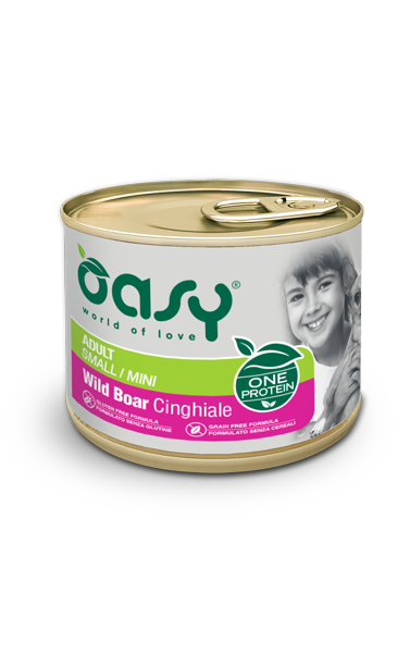 OASY OAP Adult Small/Mini дикий кабан - паштет для собак малых пород