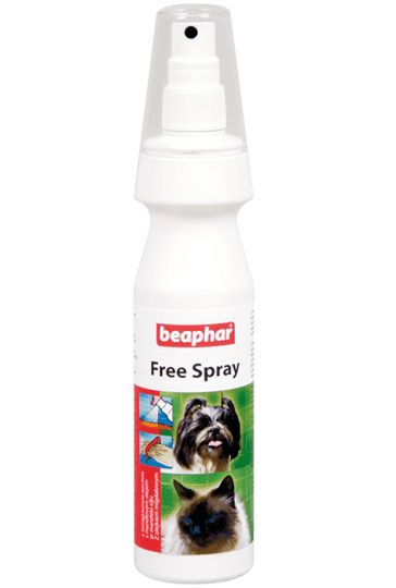 Beaphar Free Spray – спрей від ковтунів з мигдалевою олією для догляду шерсті собак і котів
