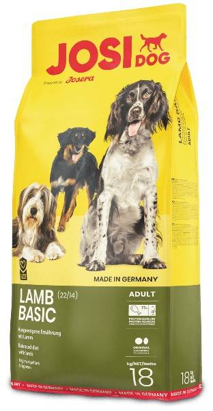 JOSIDOG LAMB BASIC – сухой корм для взрослых собак всех пород