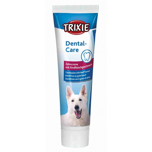 Trixie зубная паста  с ароматом мяса для собак