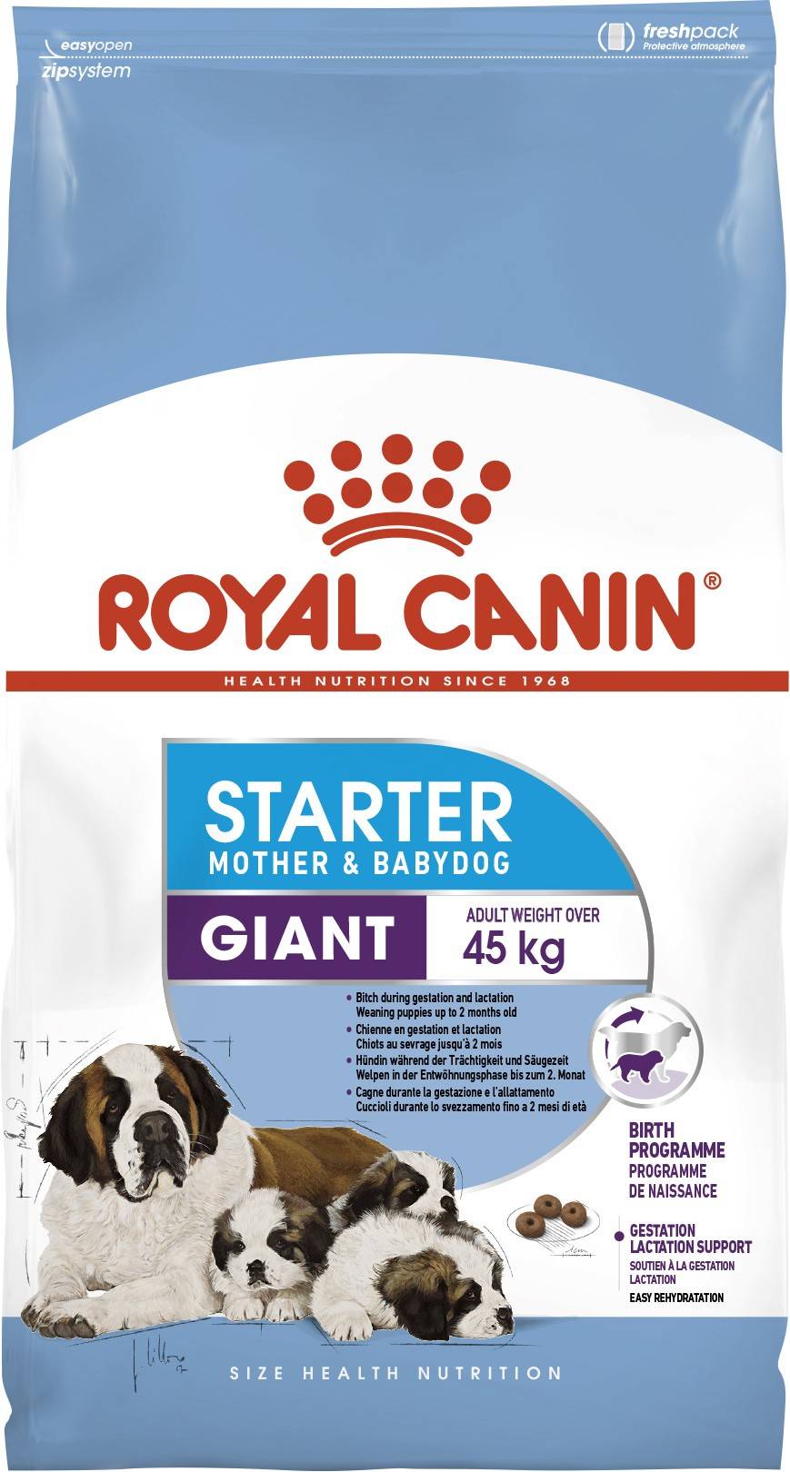 ROYAL CANIN GIANT STARTER MOTHER&BABYDOG – сухой корм для щенков гигантских пород и сук в последний период беременности