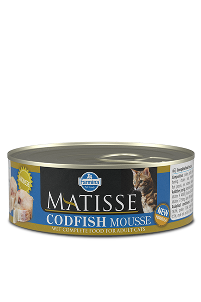 Farmina Matisse Cat Mousse Codfish — влажный корм с треской для кошек