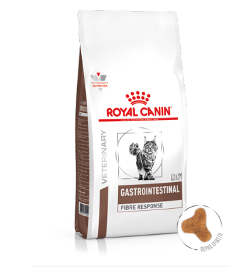 ROYAL CANIN GASTRO INTESTINAL FIBRE RESPONSE FELINE – лечебный сухой корм для взрослых котов при нарушениях пищеварения