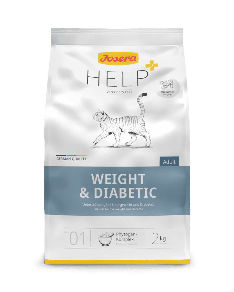 Josera Help+ WEIGHT & DIABETIC – полноценный диетический корм для взрослых кошек при избыточном весе и диабете