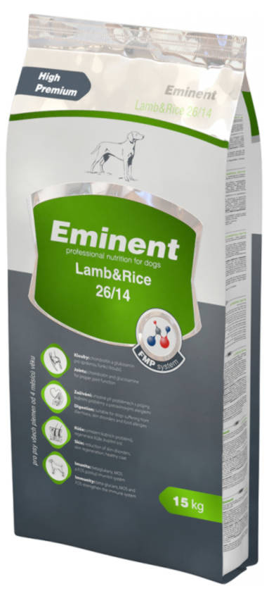 Eminent Lamb and Rice – сухий корм для собак з ягням і рисом 