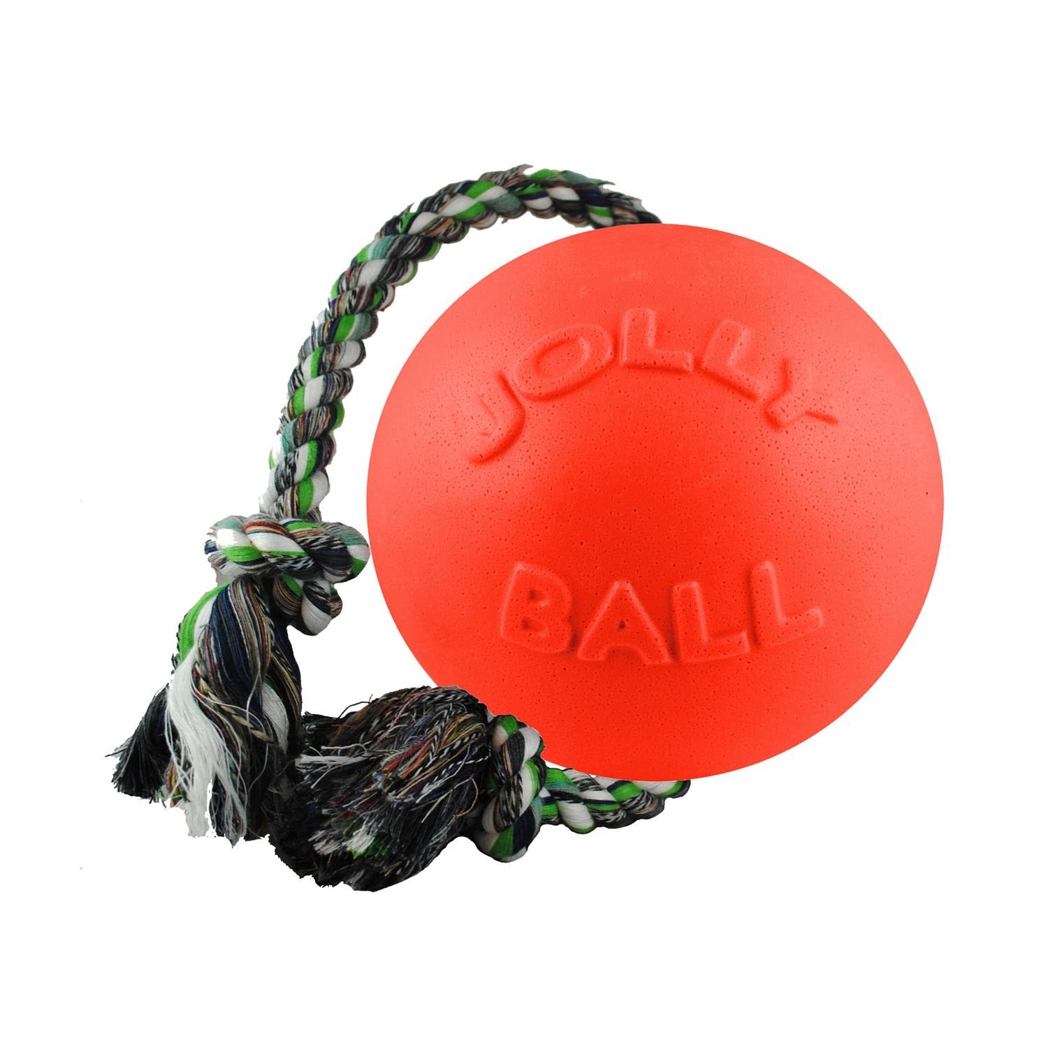 Jolly Pets Romp-n-Roll Small – м'яч з канатом для собак