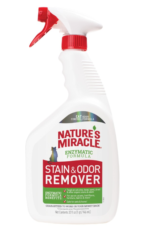 Nature's Miracle Cat Stain&Odor Remover Spray – спрей для устранения пятен и запахов от кошек