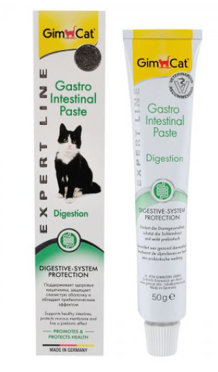 GimCat Expert Line Gastro Intestinal –  вітамінізовані ласощі для покращення травлення у котів