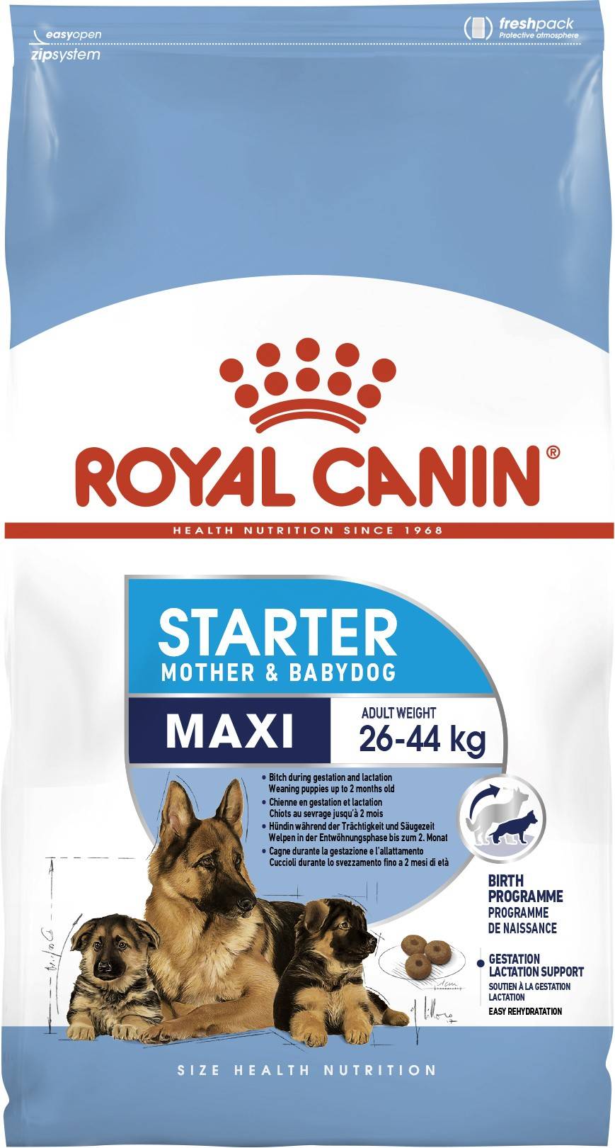 ROYAL CANIN MAXI STARTER MOTHER & BABYDOG – сухий корм для цуценят великих порід і сук в останній період вагітності