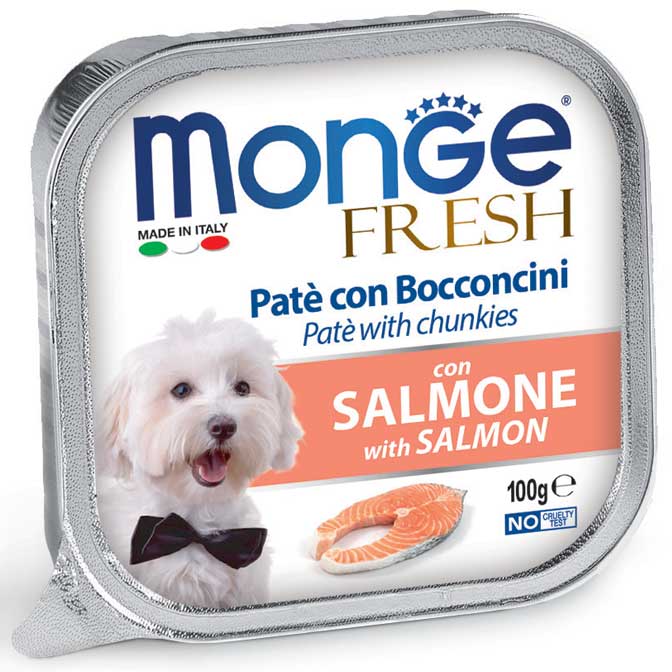 MONGE FRESH SALMON – паштет з лососем для собак