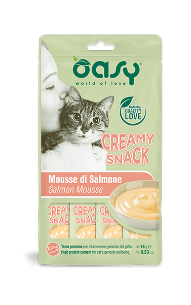 OASY CAT Сreamy Salmon - кремові ласощі для котів з лососем