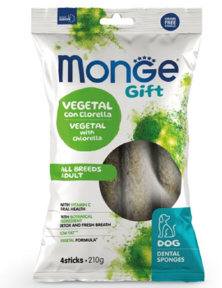 Monge Gift Dog Dental Star All breeds з хлорелою та перцевою м'ятою (веган)