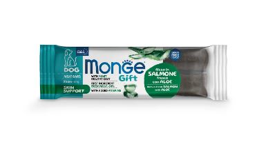Monge Gift MEAT BARS Dog Skin support лосось с алое