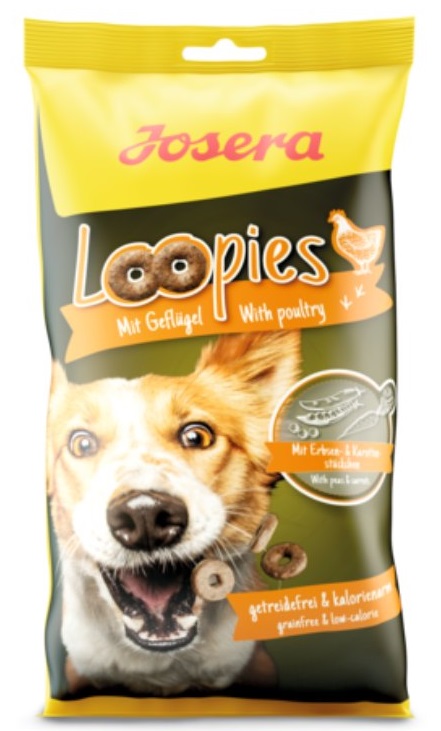 JOSERA Loopies Geflügel – лакомства с домашней птицей для собак