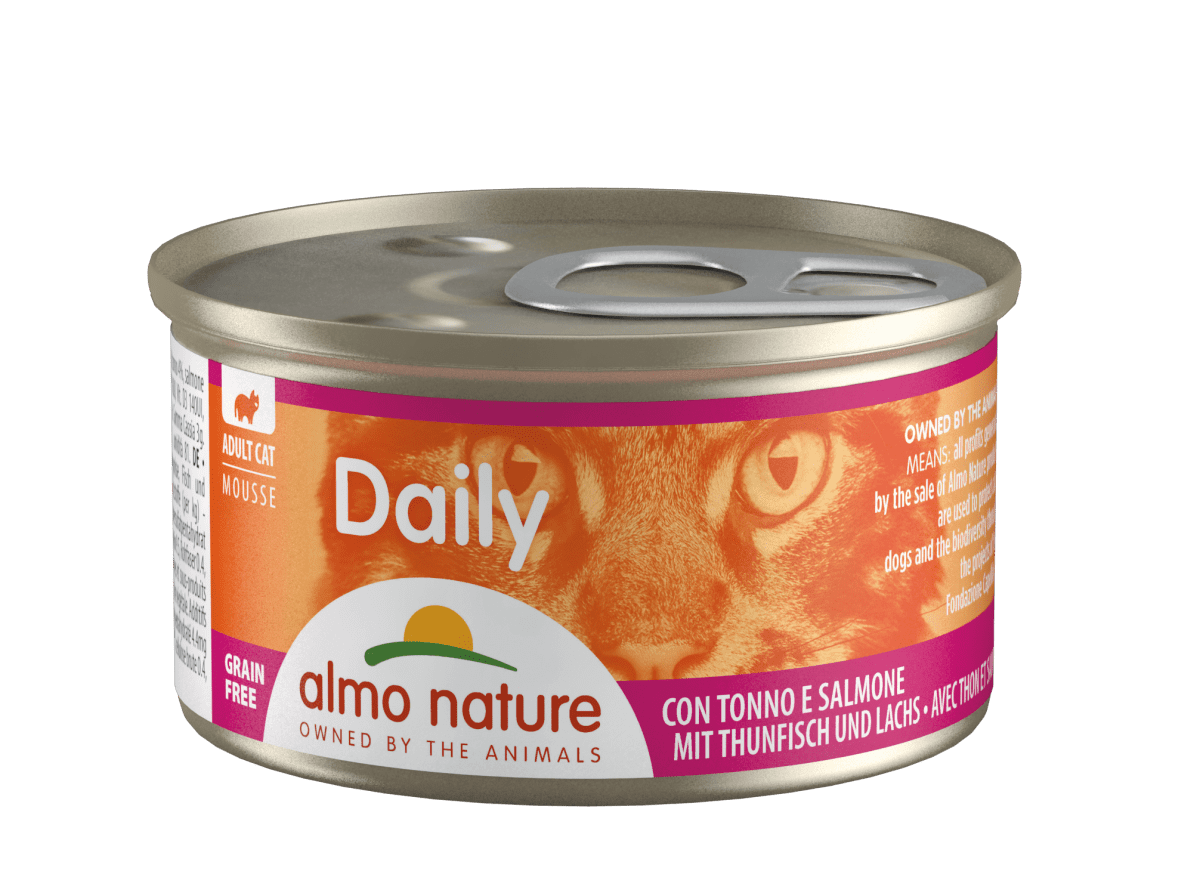 Almo Nature "Daily Menu" Tuna & Salmon – консервы для кошек с тунцом и лососем