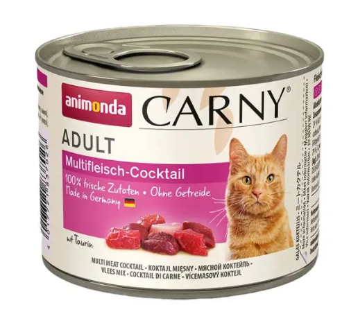 Animonda Carny Adult Multi-Meat Cocktail - вологий корм з мультим'ясний коктейль для дорослих котів