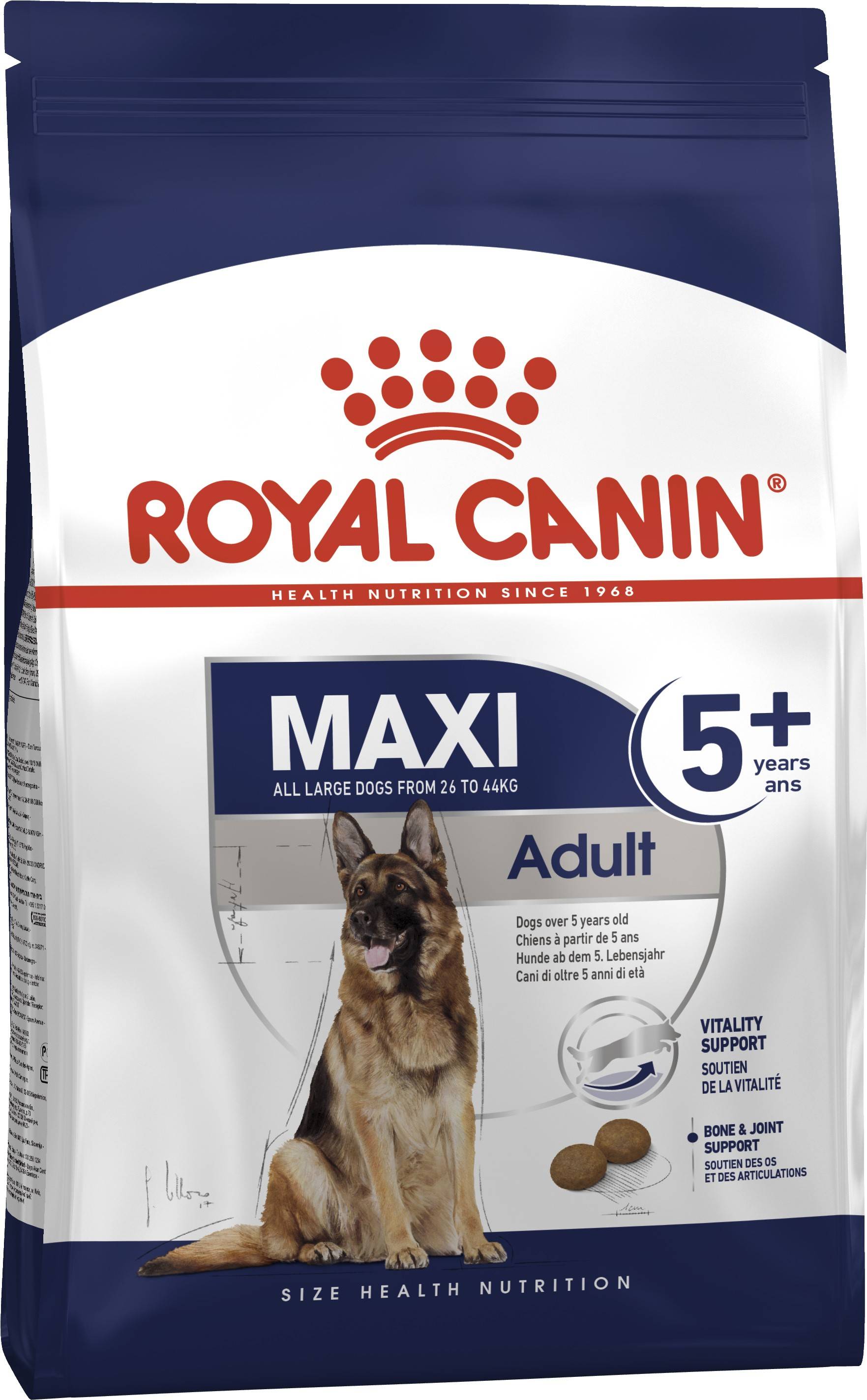 ROYAL CANIN MAXI ADULT 5+ – сухий корм для дорослих собак великих порід старше 5 років