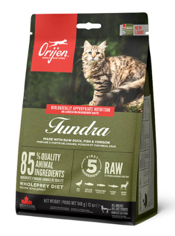 ORIJEN TUNDRA CAT – сухий корм для котів всіх порід та стадій життя