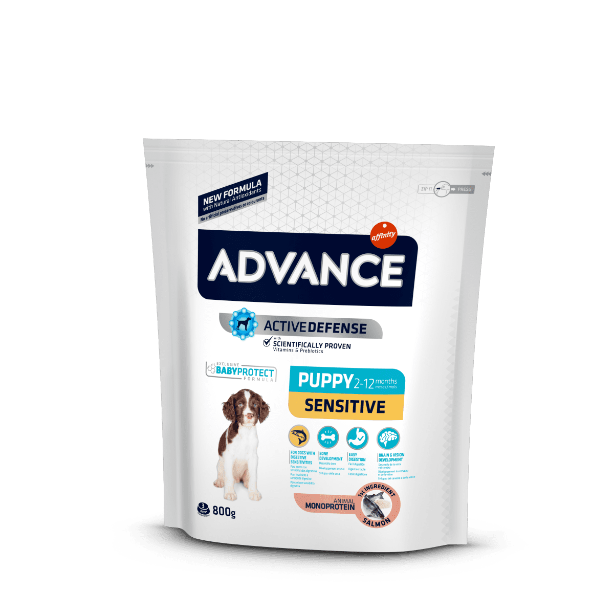 Advance Dog Puppy Sensitive – cухой корм для щенков всех пород с чувствительным пищеварением