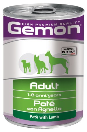 GEMON ADULT PATÉ WITH LAMB – консерва з ягням для дорослих собак