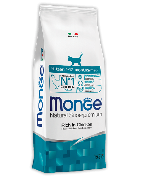 MONGE KITTEN – сухий корм для кошенят, вагітних і годуючих кішок