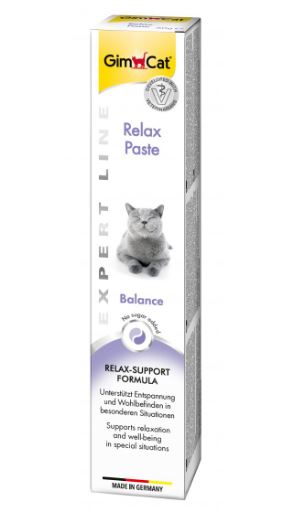 GimCat Expert Line Relax – вітамінна паста для заспокоєння та врівноваження котів