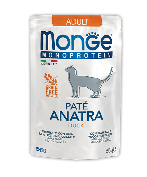 Monge Monoprotein Duck - консерви з качкою для дорослих котів