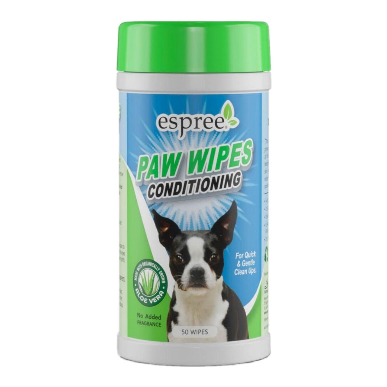 Espree Paw Wipes – влажные салфетки для быстрого и нежного очищения кожи и шерсти собак и котов