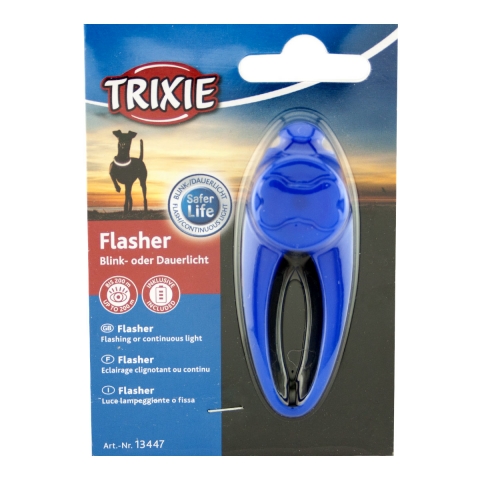 Trixie Flasher – мигающий брелок-клипса на ошейник