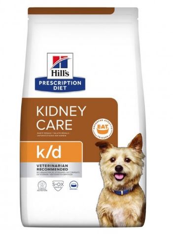 HILL'S PRESCRIPTION DIET K/D KIDNEY CARE – лечебный сухой корм для собак при заболеваниях почек