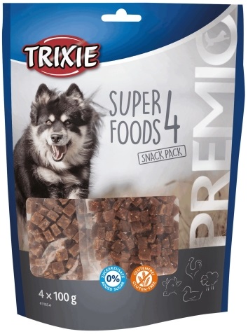 Trixie Premio 4 Superfoods – ласощі з чотирьох видів м'яса та ягодами для собак 