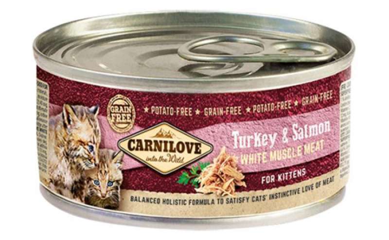 Carnilove Turkey & Salmon for kittens консерва с индейкой и лососем для котят