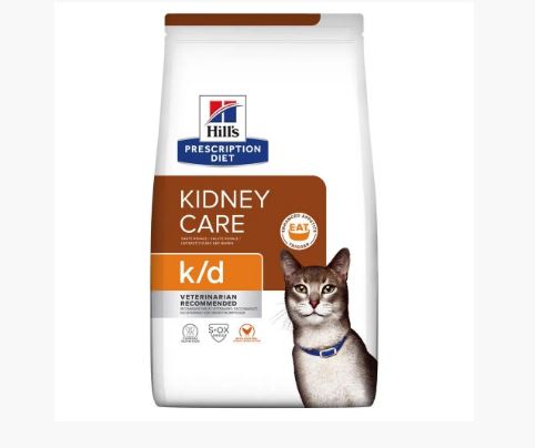 HILL'S PRESCRIPTION DIET K/D KIDNEY CARE – лікувальний сухий корм для котів при захворюваннях нирок
