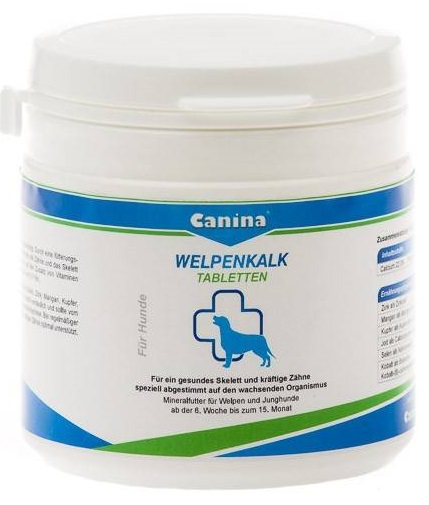 Canina  Welpenkalk Tabletten – мінеральна добавка для цуценят