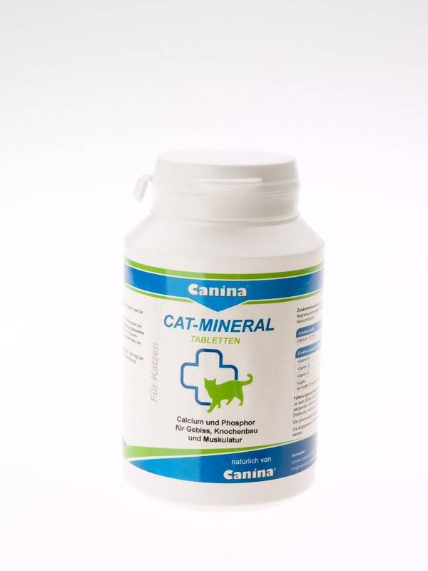 Canina Cat Mineral Tabletten – мінерально-вітамінна добавка для котів різного віку