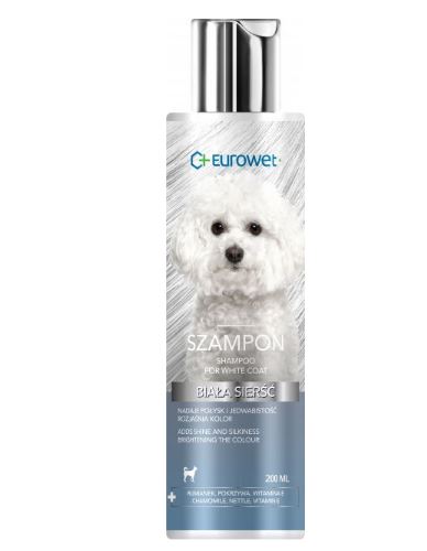 Шампунь Eurowet для білосніжних собак з ромашкою, кропивою і вітаміном Е