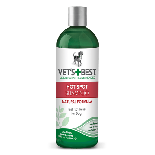 Vet's Best Hot Spot Shampoo – шампунь для устранения раздражений, воспалений и зуда для собак