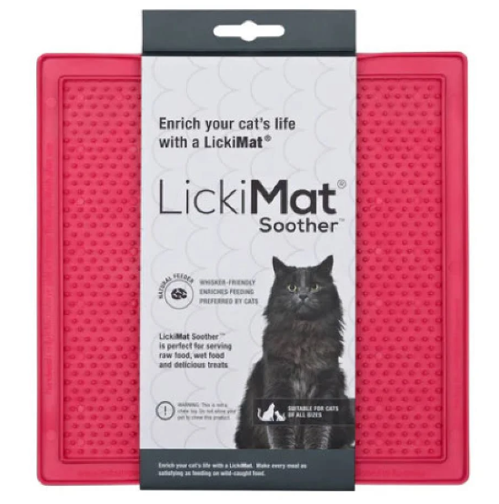 LickiMat Cat Mini Soother - каучуковий килимок для повільного харчування котів