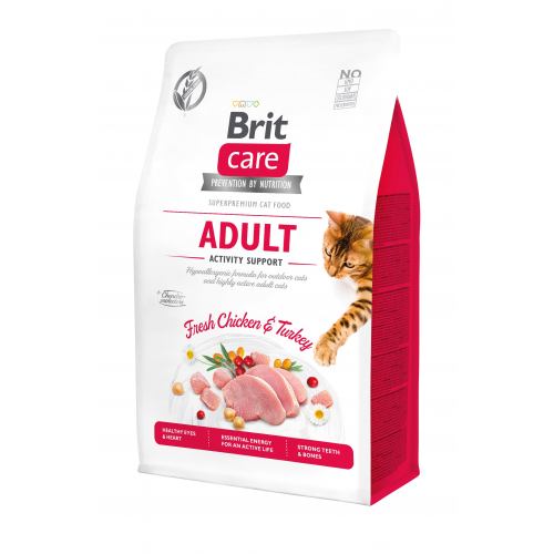 BRIT CARE CAT ADULT – сухий корм з куркою і індичкою для дорослих котів