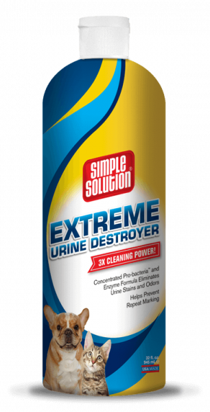 Simple Solution Extreme Urine Destroyer – засіб для боротьби з плямами і неприємними запахами від сечі 