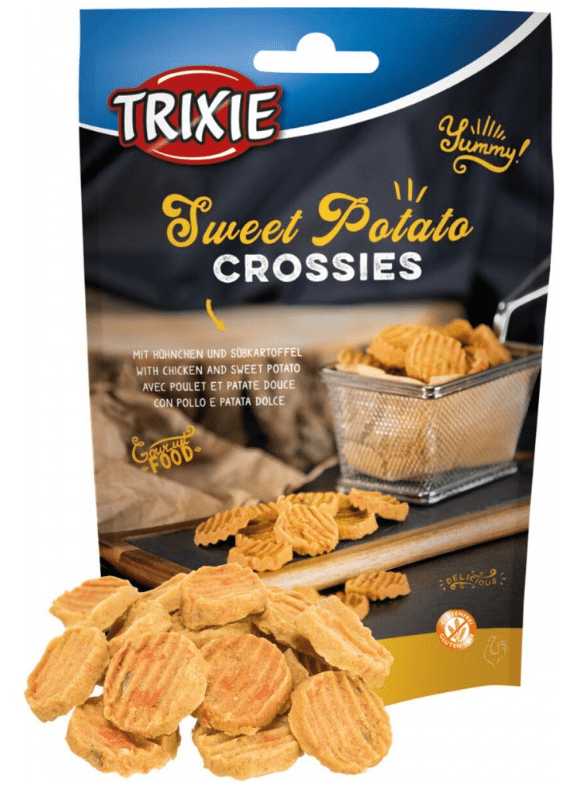 Trixie Sweet Potato Crossies – ласощі з куркою та солодкою картоплею для собак