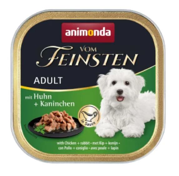 Animonda Vom Feinsten Adult with Chicken + rabbit – паштет з куркою і кроликом для дорослих собак