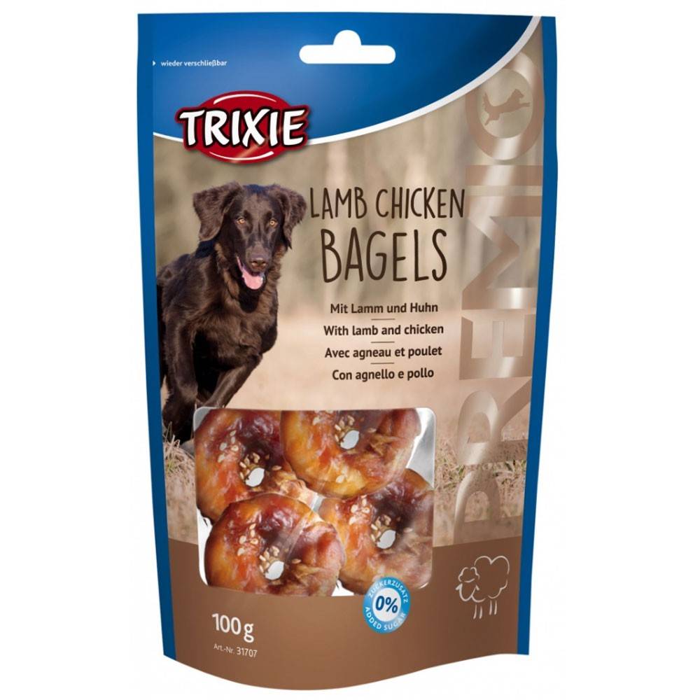 Trixie Premio Lamb Chicken Bagel –  лакомства с ягненком и курицей для собак