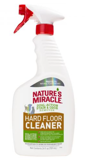 Nature's Miracle Hard Floor Cleaner DAS&O Rem – средство для устранения пятен и запахов для всех видов полов