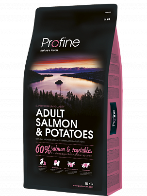 Profine Adult Salmon – сухой корм для взрослых собак  с лососем и картофелем