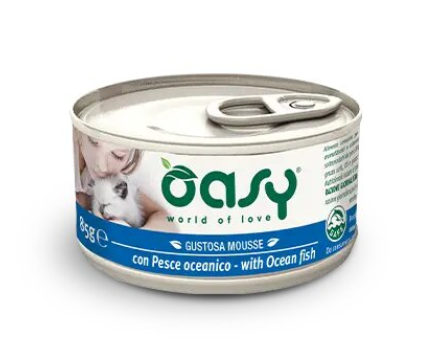 OASY CAT океанічна риба - вологий корм для дорослих котів