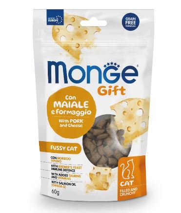 Monge Gift Fussy Cat свинина и сыр